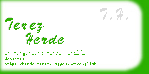 terez herde business card